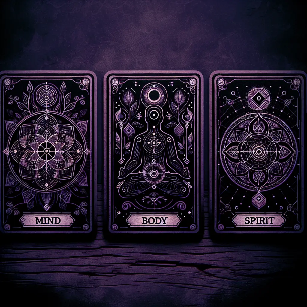 Three card "Mind, Body, Spirit" spread