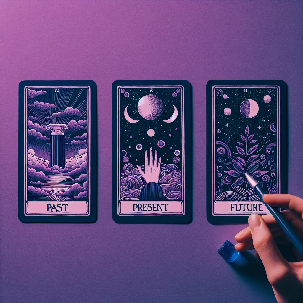 Three card "Past, Present, Future" spread